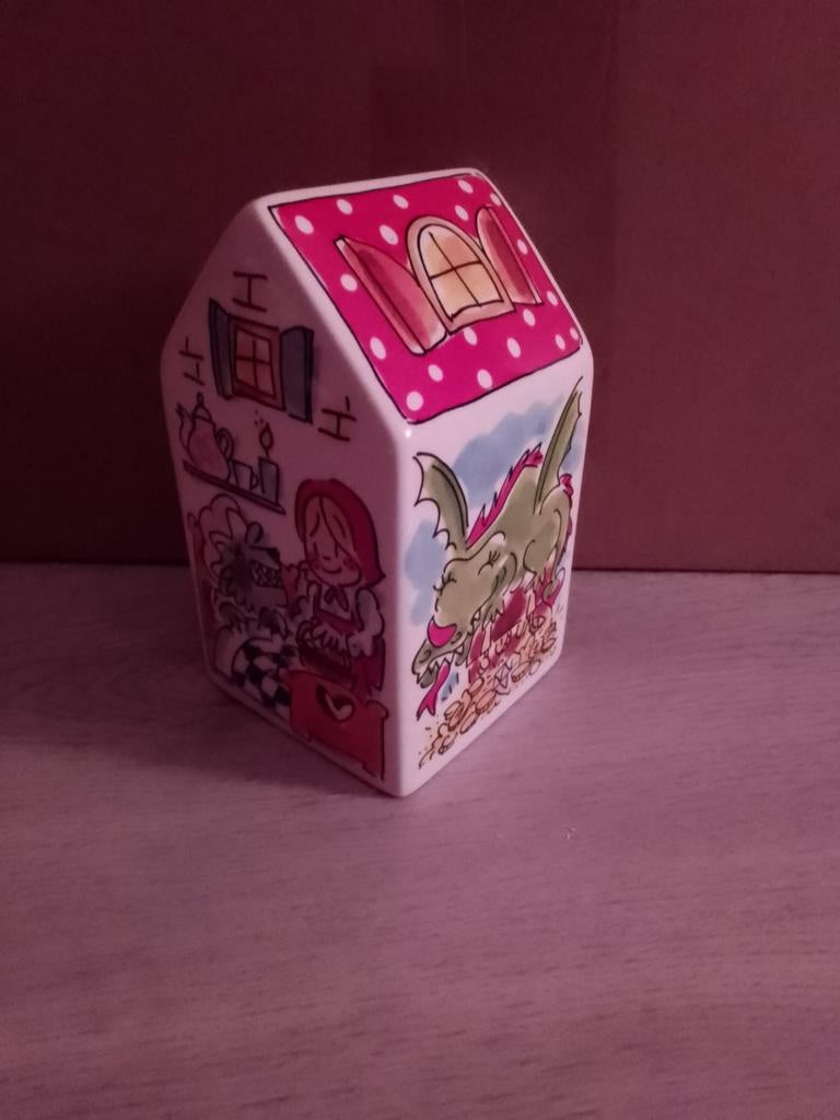 Blond Amsterdam spaarhuisje Efteling, Overige materialen, Minder dan 50 cm, Nieuw, Minder dan 50 cm