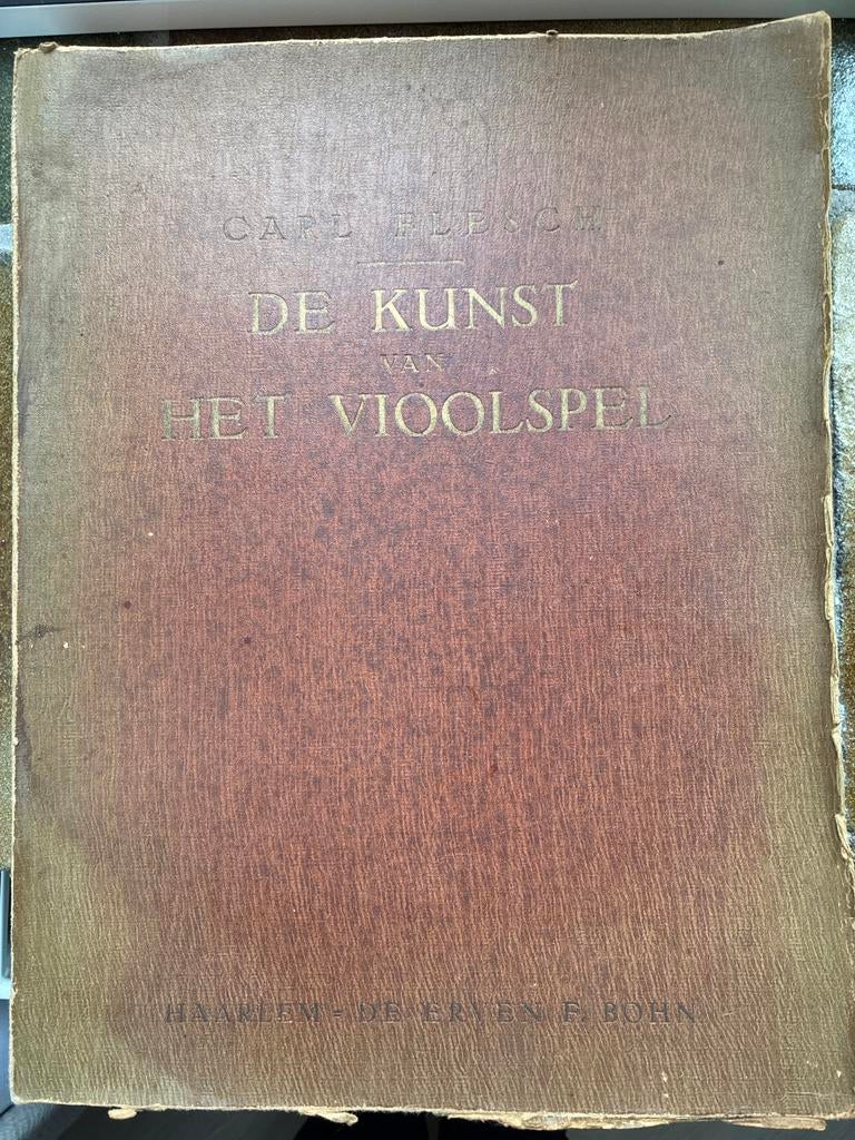 Prachtig viool boek uit 1925 .. de kunst van het vioolspel., Muziek en Instrumenten, Strijkinstrumenten | Violen en Altviolen