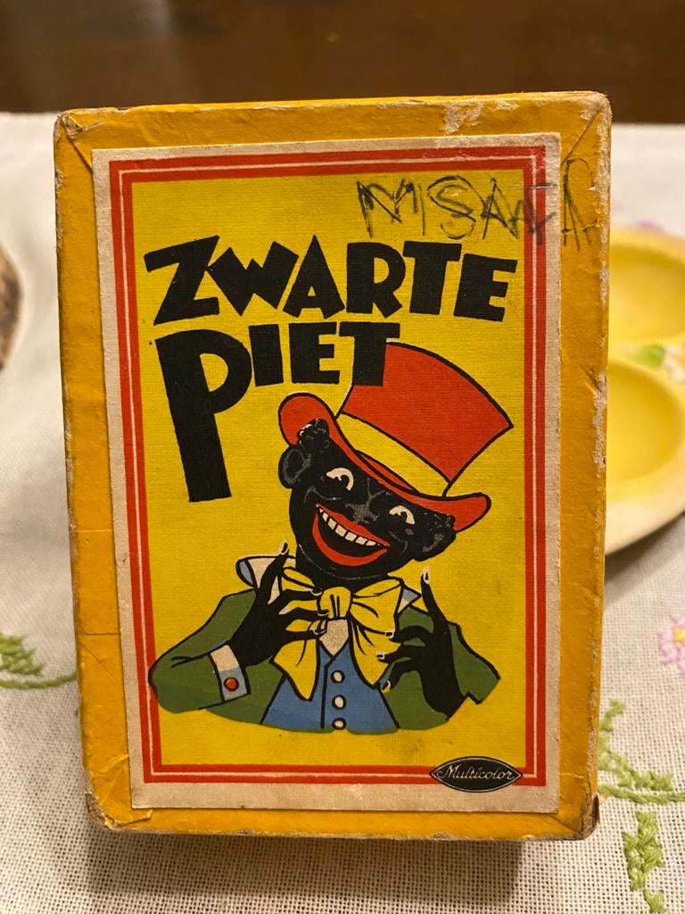Zwarte piet kaart spel, Ophalen of Verzenden, Gebruikt, Kwartet(ten)