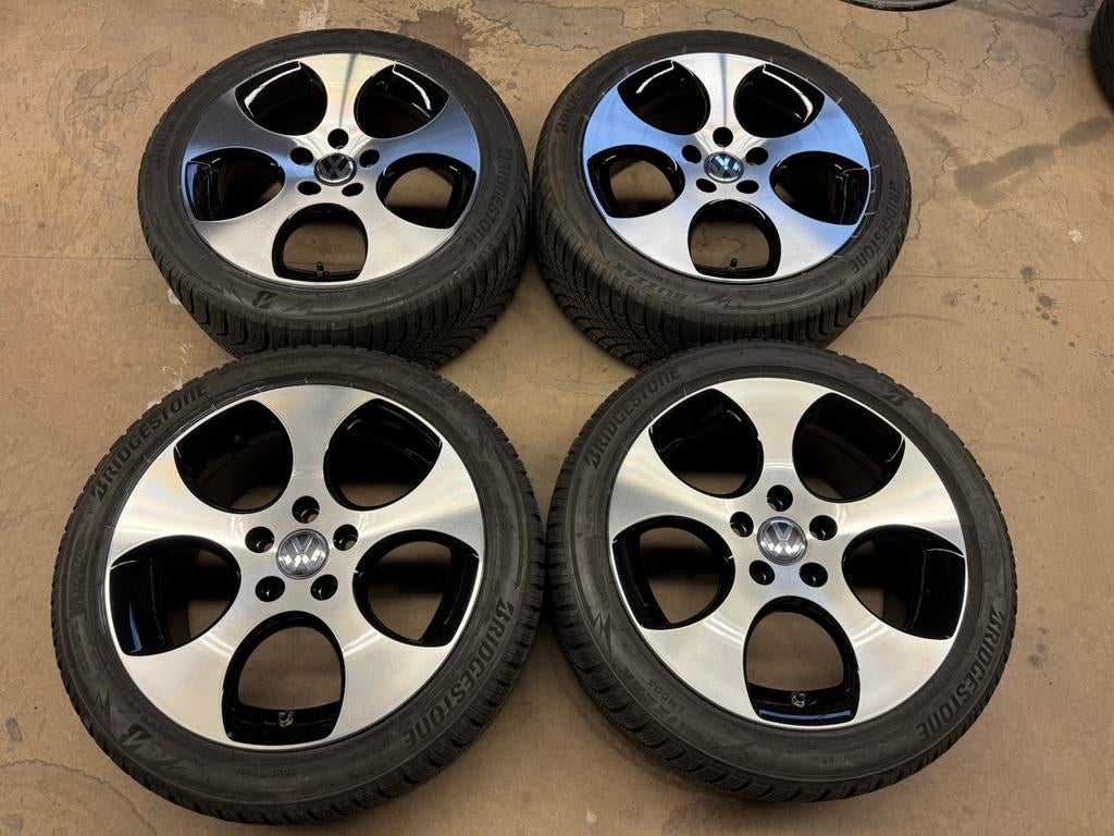 17 inch OEM Volkswagen Caddy Velgen met all season banden, Gebruikt, Banden en Velgen, 17 inch, Ophalen of Verzenden