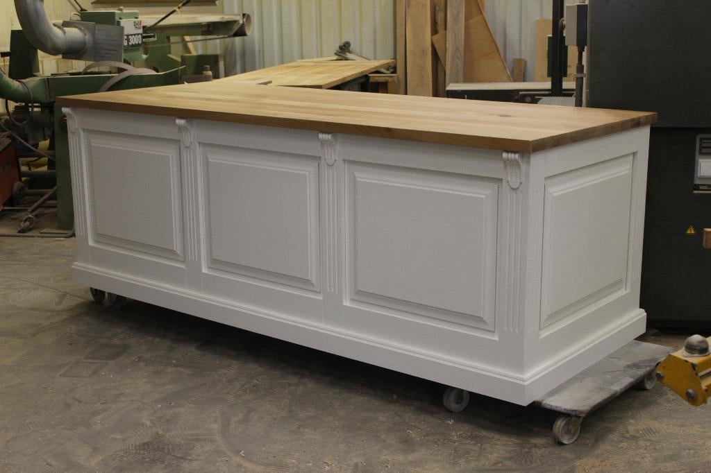 Toonbank winkelbalie balie 250 cm nieuw, Met plank(en), Verzenden, 75 cm of meer, Nieuw
