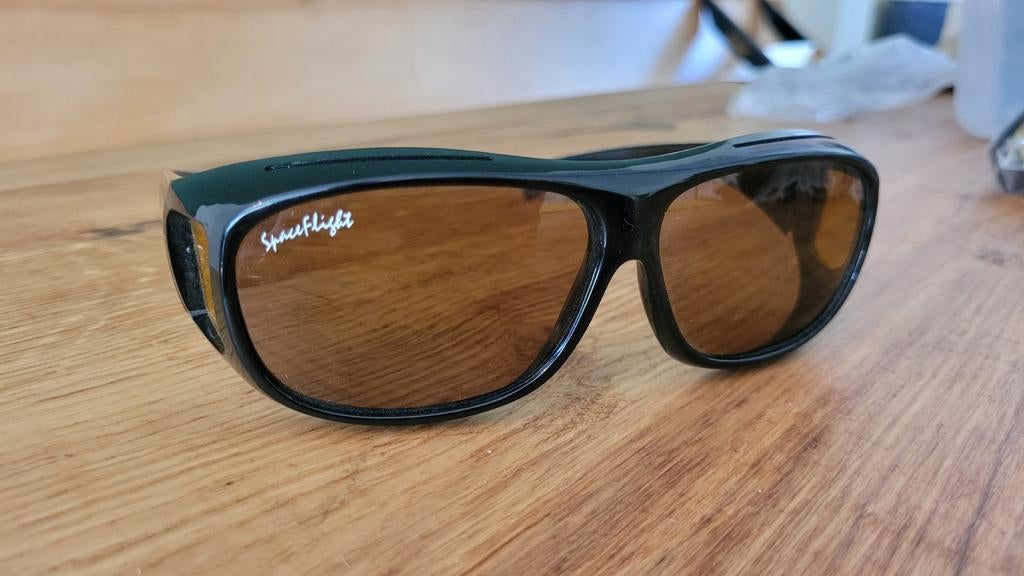 SpaceFlight Overzet Zonnebril, Sieraden, Tassen en Uiterlijk, Zonnebrillen en Brillen | Dames, Overige merken, Zonnebril, Zwart