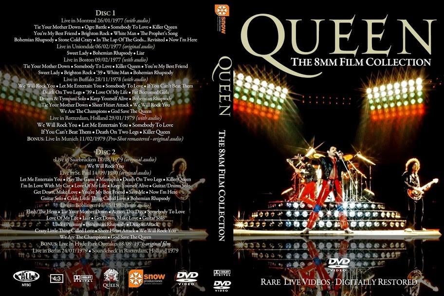 2 DVD Queen the 8mm film collection, Cd's en Dvd's, Dvd's | Muziek en Concerten, Nieuw in verpakking, Muziek en Concerten, Alle leeftijden