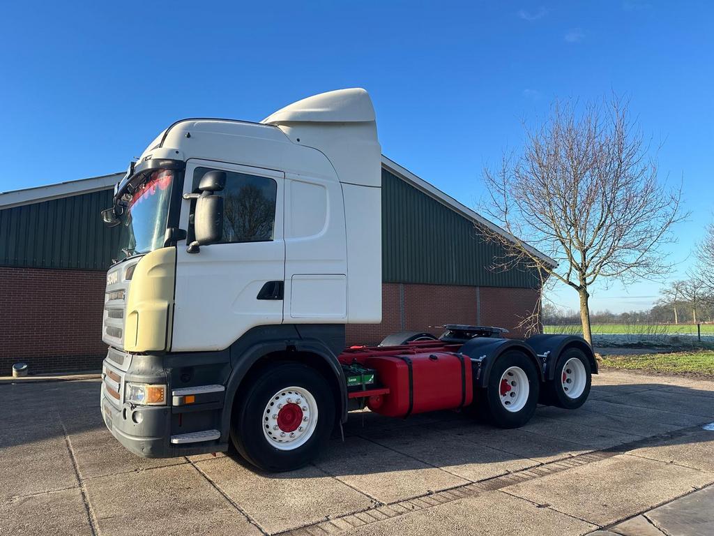 Scania R560 V8 Highline, Zwart, Scania, Bedrijf, Xenon verlichting