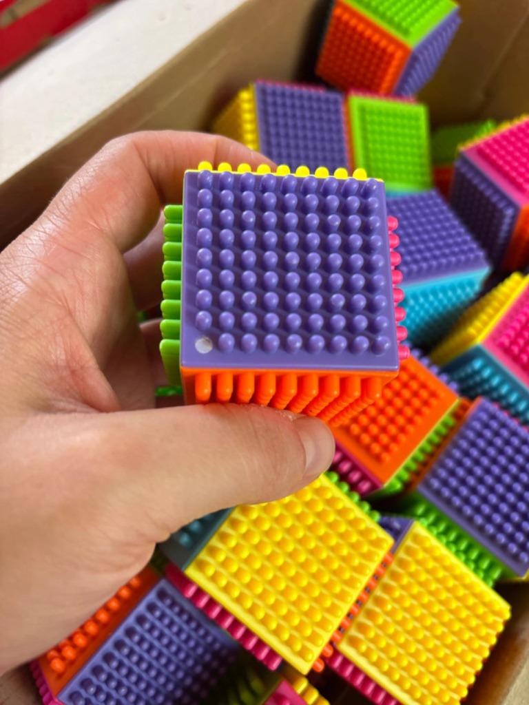 Speelgoed kubussen, Verzenden, Zo goed als nieuw, Overige merken