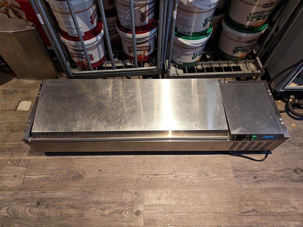 Saro Saladiere Opzetkoelvitrine 140cm, Ophalen of Verzenden, Gebruikt