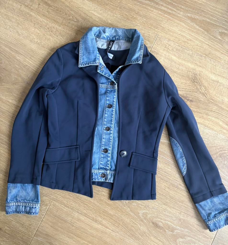 Zip73 blazer travel/spijker maat S, Ophalen of Verzenden, Zo goed als nieuw, Blauw