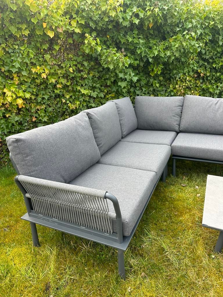 Trino Showroom model €999,-! Loungeset zithoek loungebank, Tuin en Terras, Ophalen of Verzenden, Zo goed als nieuw, Stoel