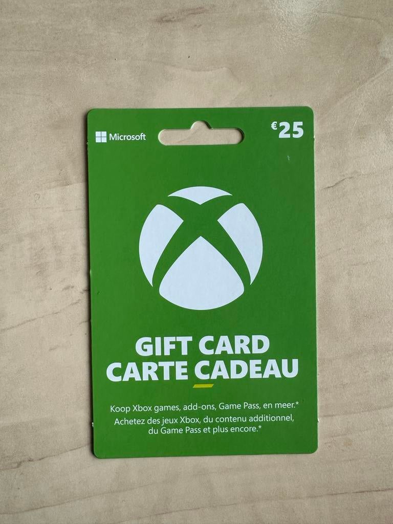 Xbox Gift Card - 25 Euro, Tickets en Kaartjes