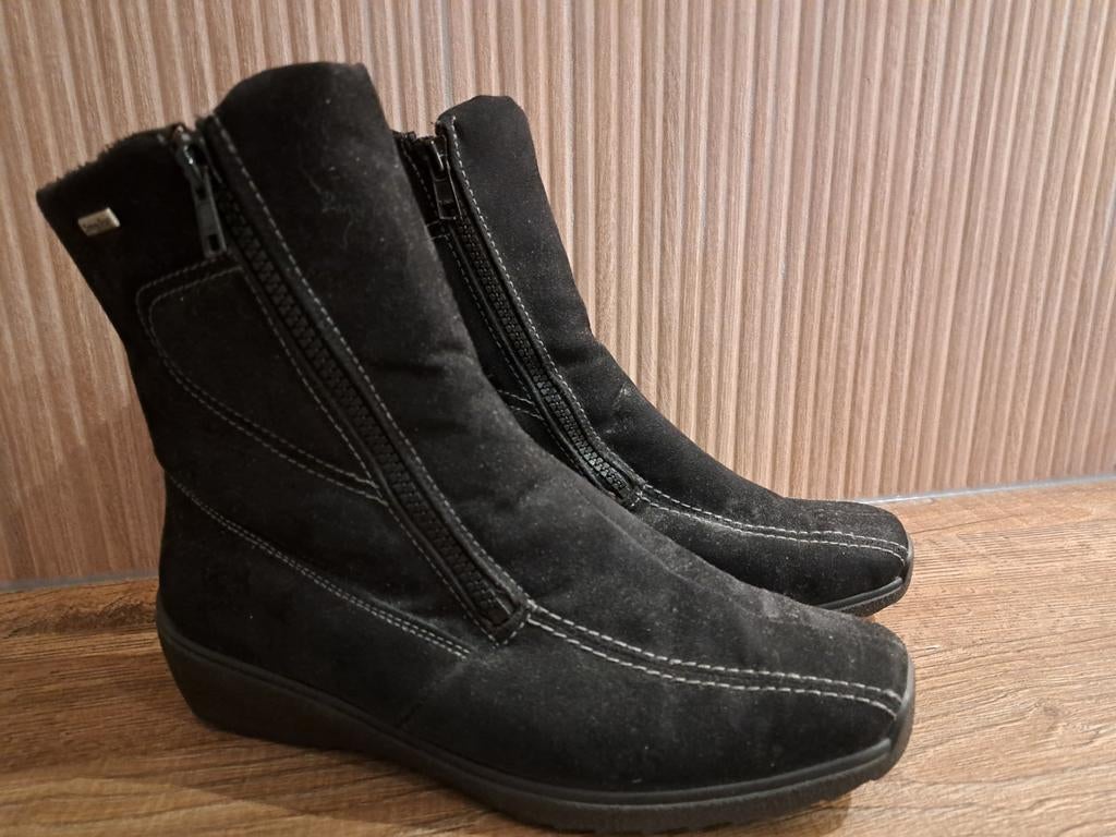 Rohde Winterboots Maat 40 - Ritsen, Zwart, Snowboots, Rohde, Ophalen of Verzenden
