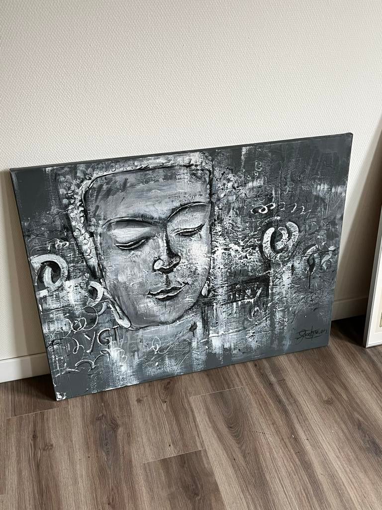 Schilderij Buddha, Ophalen