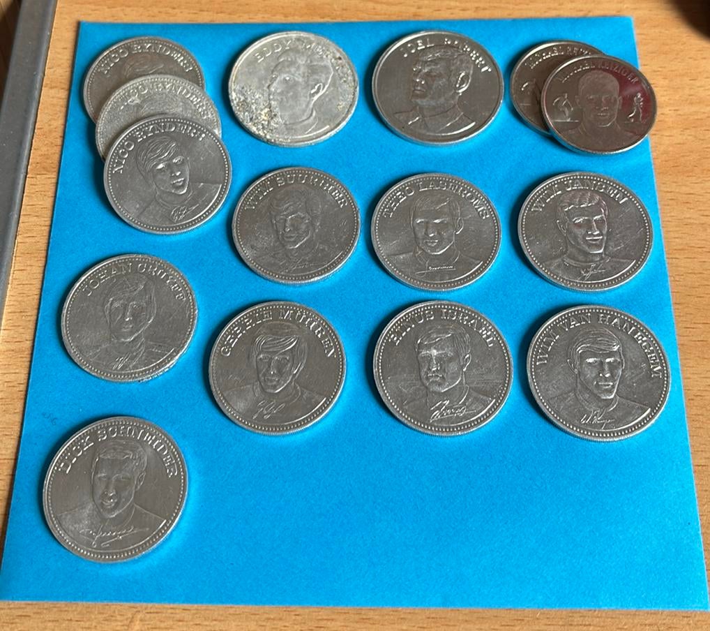 Sport penningen / munten voetbal en wielrennen, Verzamelen, Ophalen of Verzenden, Gebruikt, Overige binnenlandse clubs, Overige typen