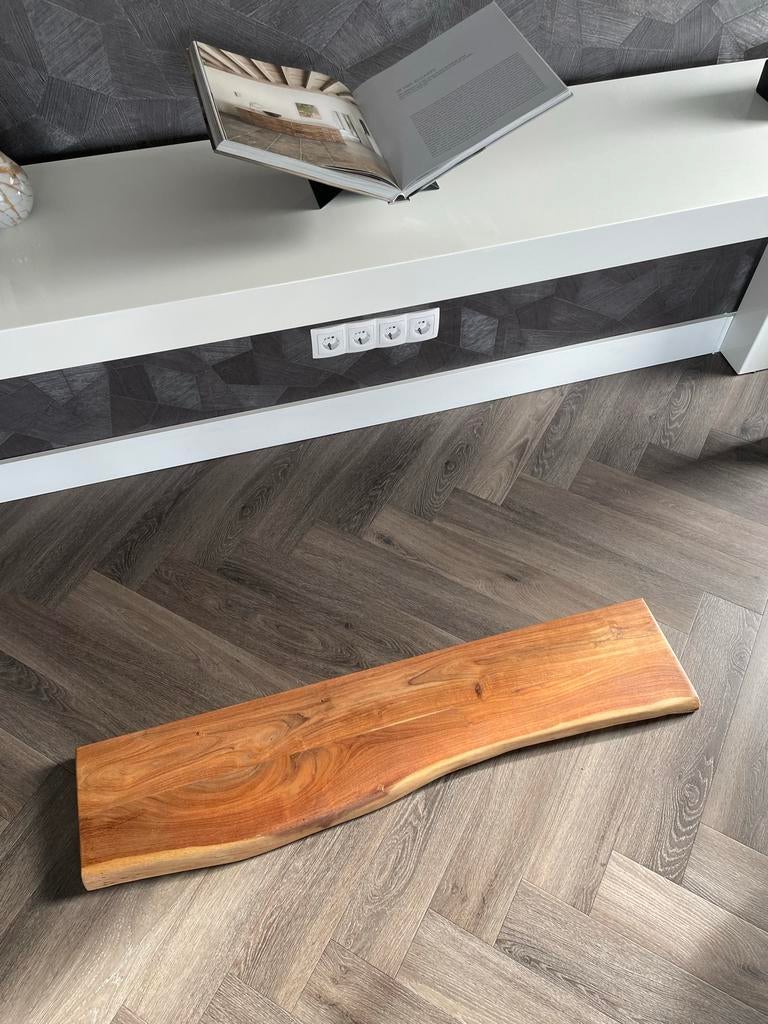 Massieve hardhouten wandplank, Ophalen of Verzenden, Nieuw