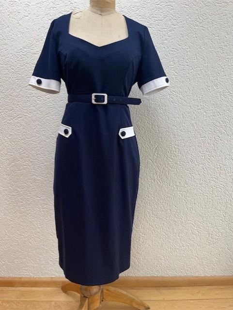NIEUW Glamour Bunny retro jurk maat L/40 Doris Dress pencil, Kleding | Dames, Jurken, Maat 38/40 (M), Glamour Bunny, Nieuw, Onder de knie