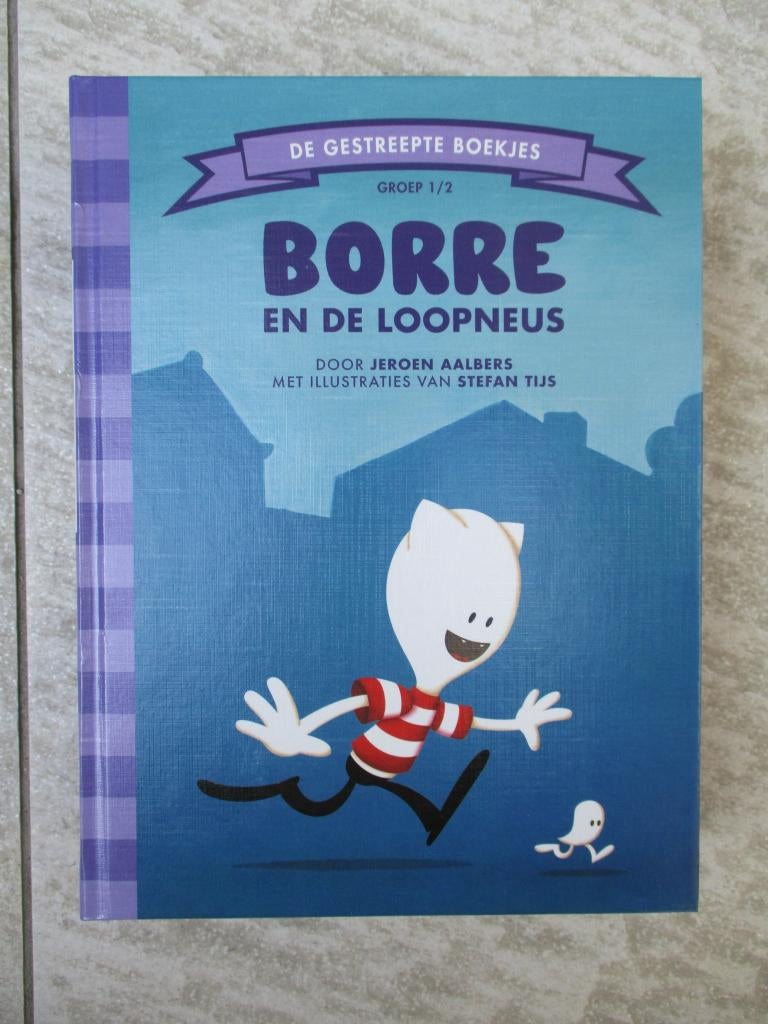 Borre en de loopneus - hardcover boek - groep 1 / 2, Ophalen of Verzenden, Zo goed als nieuw, Jeroen Aalbers, Fictie algemeen