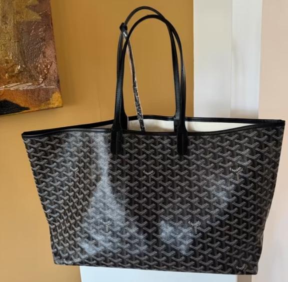 NIEUW shopper zwart bruin wit met portemonnee CHCS Goyard, Ophalen of Verzenden, Nieuw, Zwart