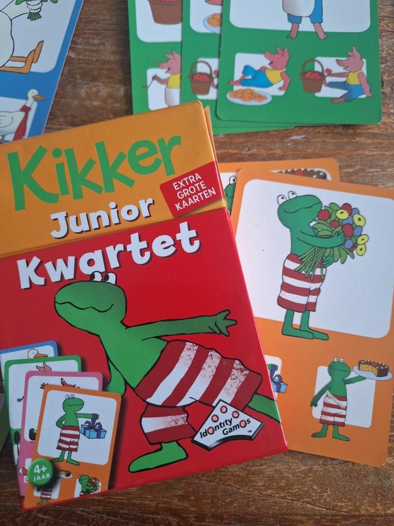 Kikker junior kwartet, Hobby en Vrije tijd, Gezelschapsspellen | Bordspellen, Ophalen of Verzenden, Zo goed als nieuw