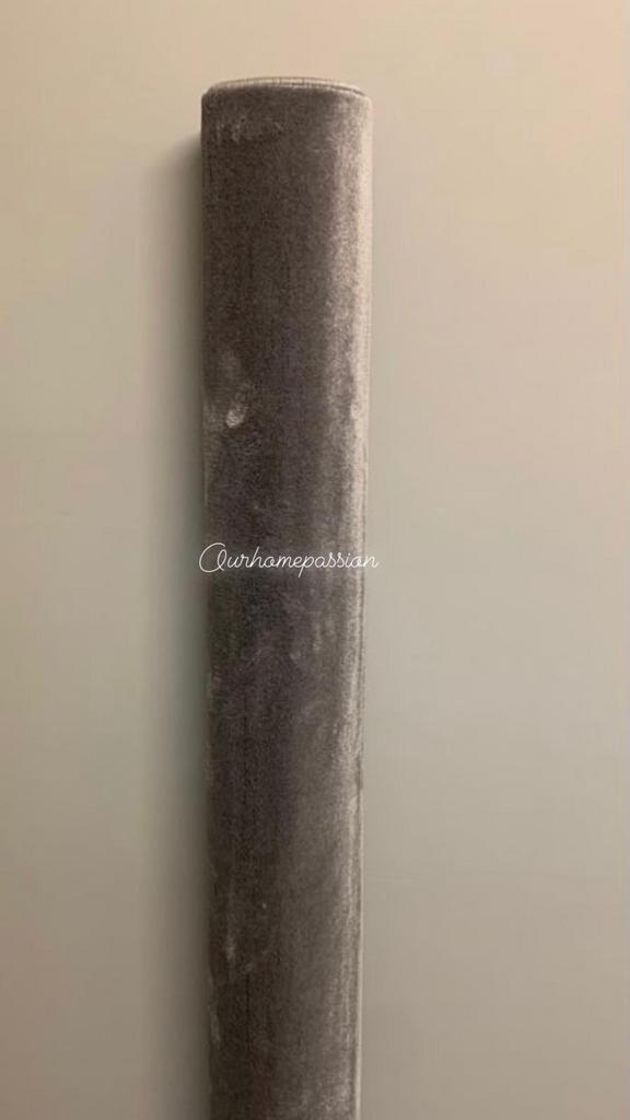 Velvet velours vloerkleed eric kuster stijl zilvergrijs SALE, Rechthoekig, Nieuw, 200 cm of meer, 50 tot 100 cm