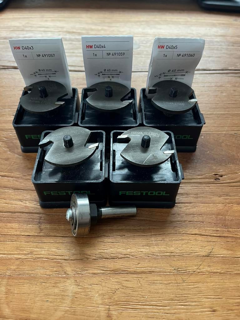 Festool schijfgroeffrees en adapter S8, Ophalen of Verzenden, Zo goed als nieuw, Elektrisch, Bovenfrees