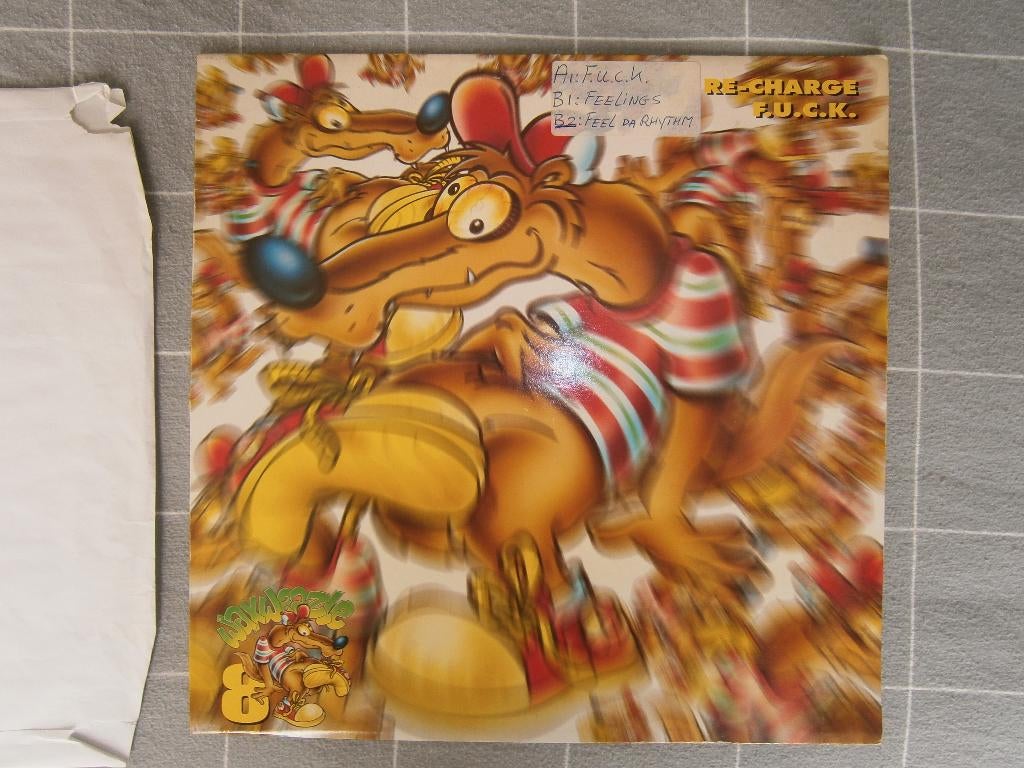 Re-Charge ‎– F.U.C.K. 1995. Waxweazle ‎– WAX 008. Hardcore, Ophalen, Gebruikt, 12 inch, Dance Populair
