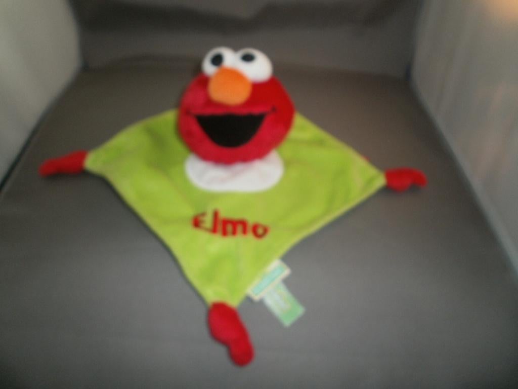 Elmo of Ernie Sesamstraat ABN- Amro z.g.a.n. bank doekje, Kinderen en Baby's, Speelgoed | Knuffels en Pluche, Ophalen of Verzenden