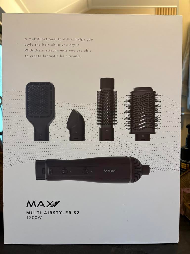 Max pro, Ophalen of Verzenden, Zo goed als nieuw, Krultang of Stijltang