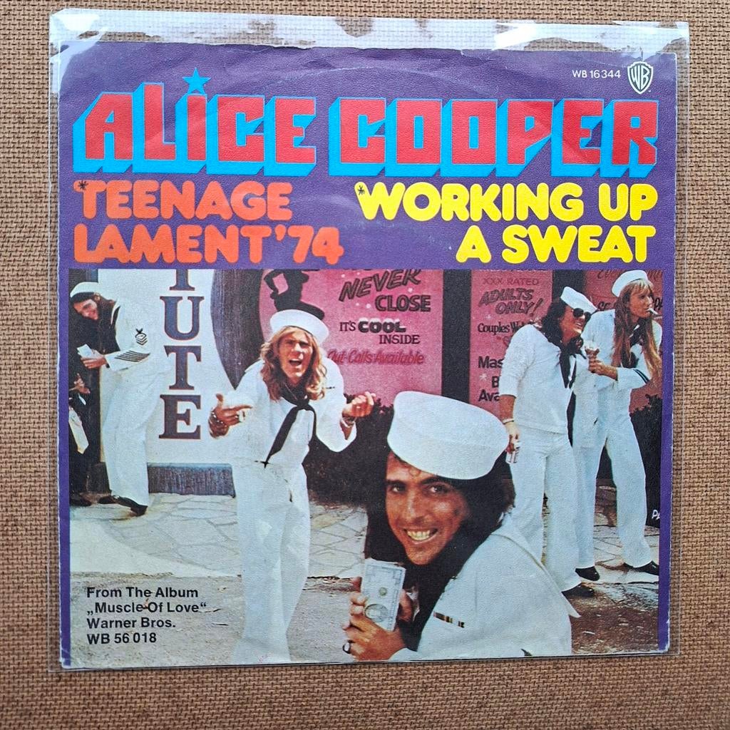 Cooper, Alice  - Teenage lament 74 - Single is TOP, Gebruikt, Verzenden, 7 inch, Single