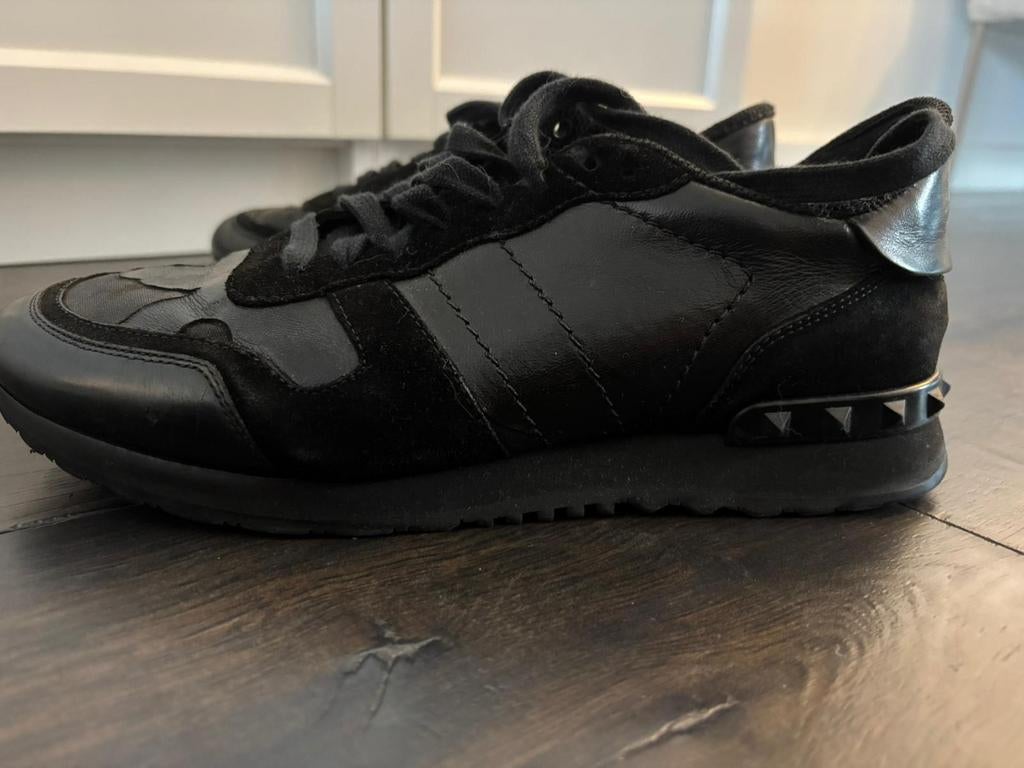 Valentino Schoenen Zwart Maat 42 - Gedragen, Ophalen, Valentino, Zwart, Sneakers of Gympen