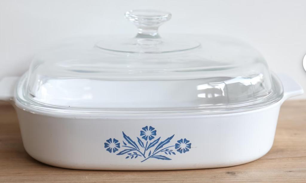 Pyroflam Corning ware braadpan met deksel, Huis en Inrichting, Verzenden, Zo goed als nieuw, Overige materialen, Koekenpan of Braadpan