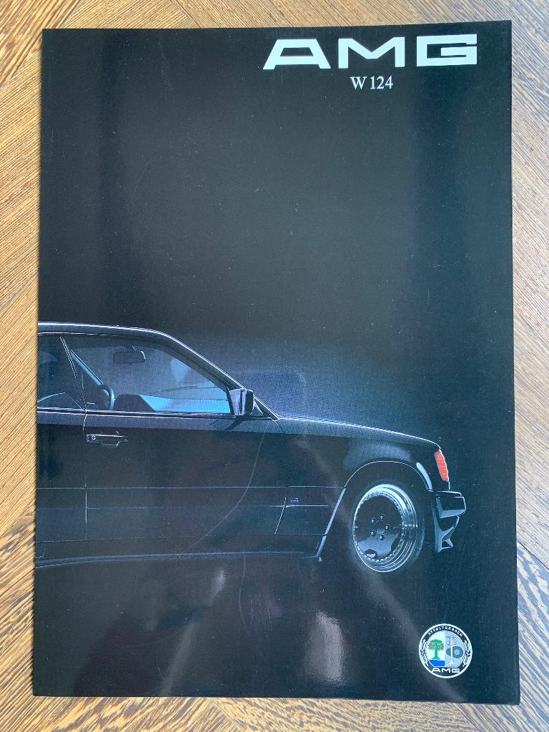 Leaflet Mercedes-Benz W124 3.4 AMG Hammer 1989 nieuw!, Nieuw, Mercedes-Benz, Mercedes, Ophalen of Verzenden