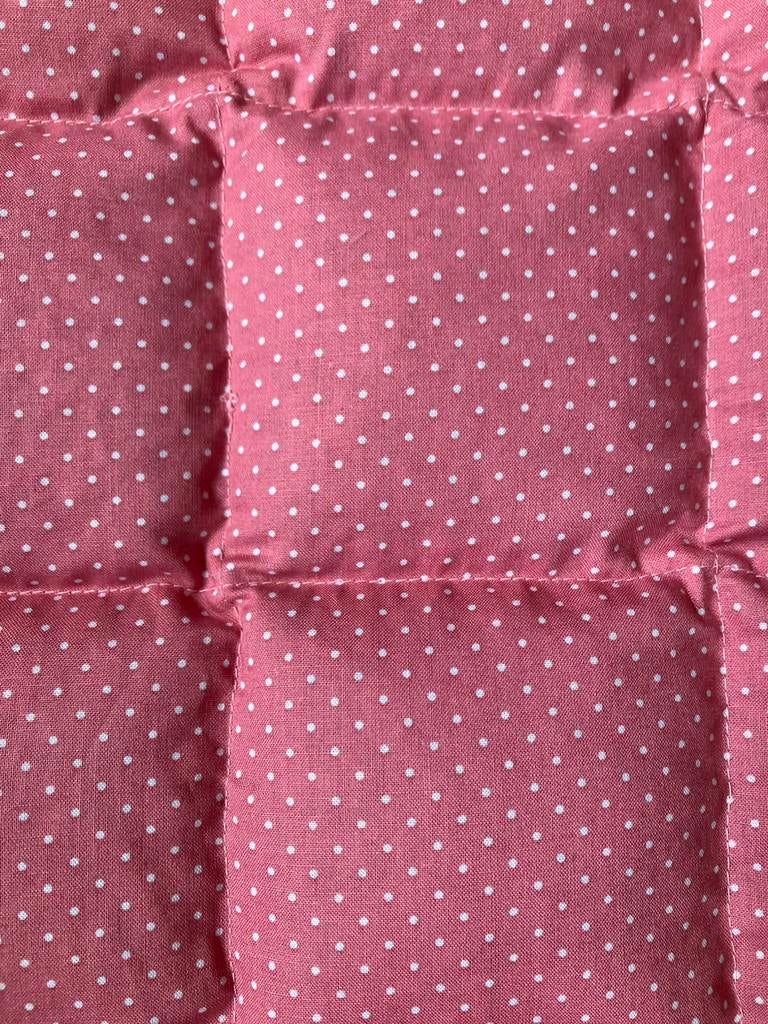 Warmtekussen, pittenzak, kruik. Roze met witte stipjes, Huis en Inrichting, Woonaccessoires | Kussens, Nieuw, Roze, Rechthoekig