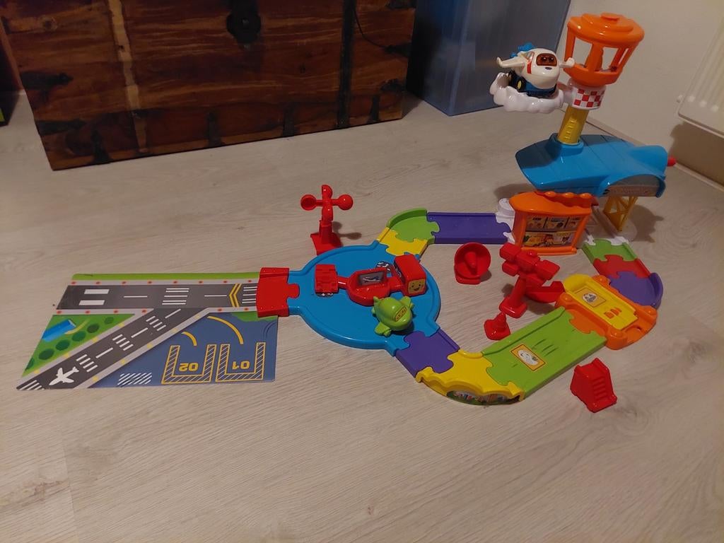 VTech Vliegveld Speelset, Ophalen of Verzenden, Gebruikt, Elektronica, Met licht