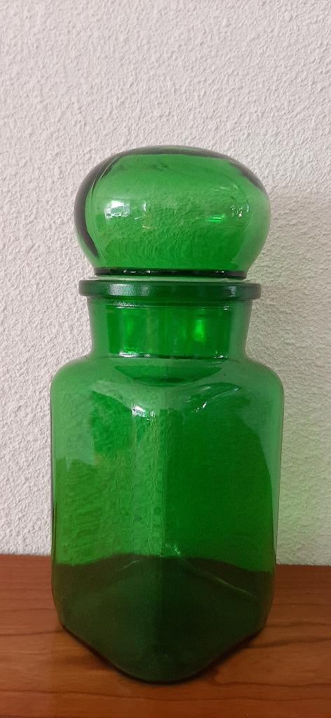 vintage stopfles groen, Antiek en Kunst, Antiek | Glas en Kristal, Ophalen
