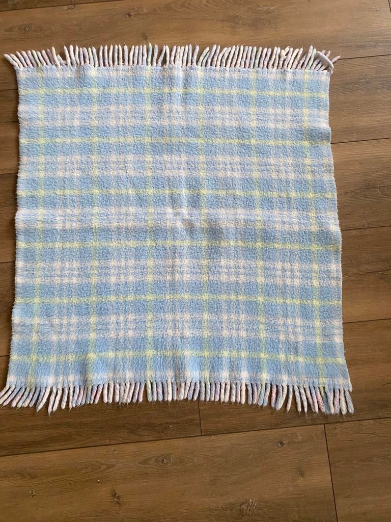 Retro babydeken 80x80, Ophalen of Verzenden, Gebruikt