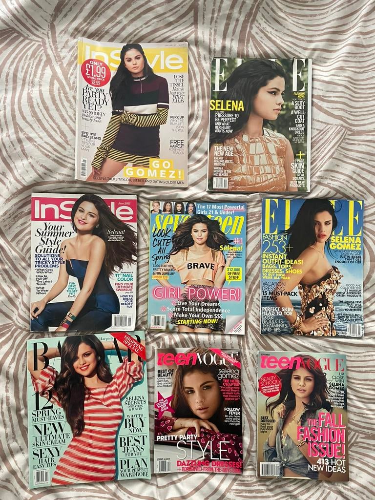 Selena Gomez tijdschriften, Ophalen of Verzenden, Zo goed als nieuw