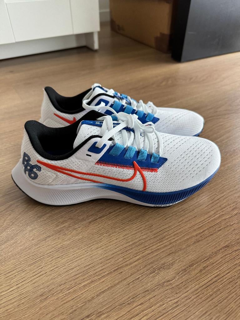 Nike Air Zoom Pegasus 38 - Maat 40 (US 7) - Wit/Oranje, Nieuw, Ophalen of Verzenden, Hardlopen, Hardloopschoenen