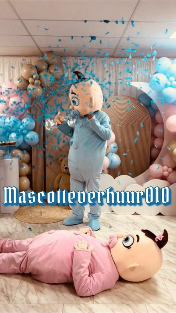 Baby’s voor Gender Reveal/Baby feestje mascottes te huur, Hobby en Vrije tijd, Feestartikelen | Verhuur, Ophalen, Zo goed als nieuw