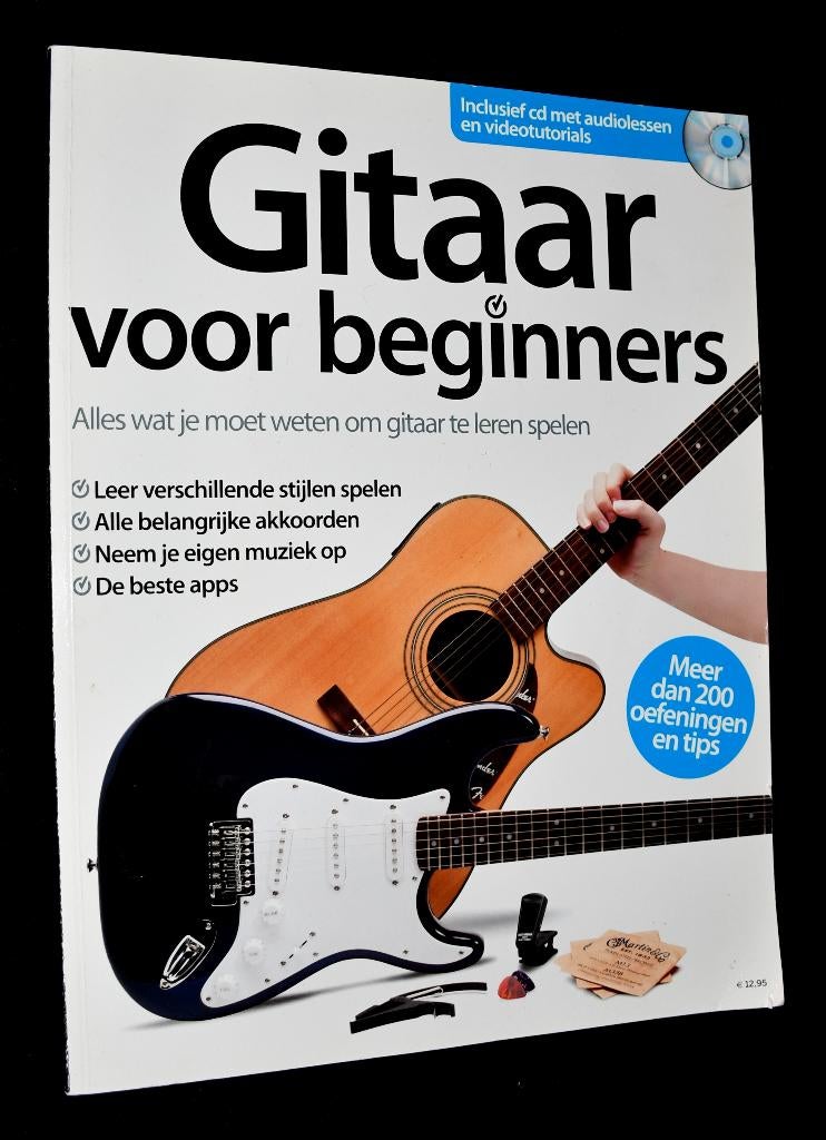 Gitaar Voor Beginners - Inclusief Met Audiolessen En Videotu, Muziek en Instrumenten, Ophalen of Verzenden, Zo goed als nieuw