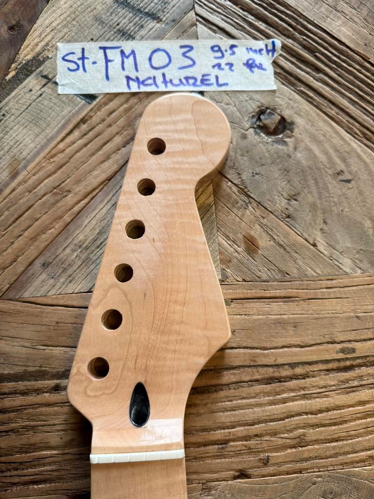 Stratocaster Hals”Flame Maple 22 frets” ST-FM O3, Muziek en Instrumenten, Instrumenten | Onderdelen, Verzenden, Geen, Geen, Nieuw