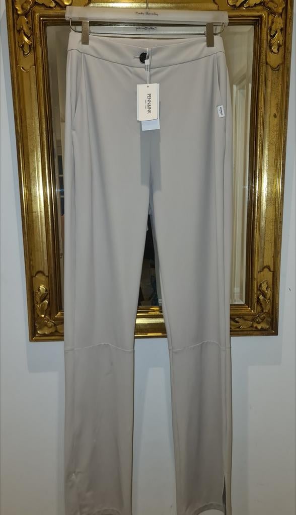 Nieuwe S 36 broek travelstof Penn&Ink N.Y. beige travel, Maat 36/38 (S), Penn&ink N.Y., Beige, Nieuw