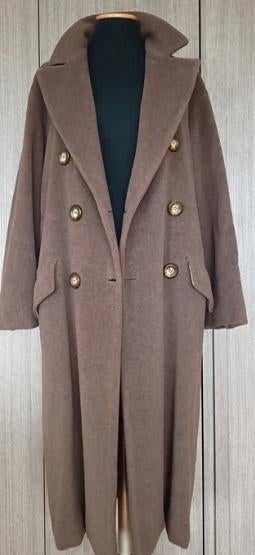 Max Mara jas bruin 40/42, Ophalen of Verzenden, Zo goed als nieuw, Maat 38/40 (M), Bruin