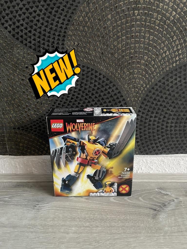 LEGO Marvel Wolverine Mechapantser 76202 - Nieuw, Ophalen of Verzenden, Nieuw, Complete set, Lego
