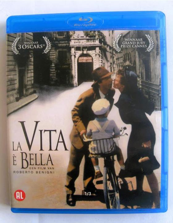 La Vita e Bella (originele blu-ray), Cd's en Dvd's, Blu-ray, Zo goed als nieuw, Drama, Ophalen of Verzenden