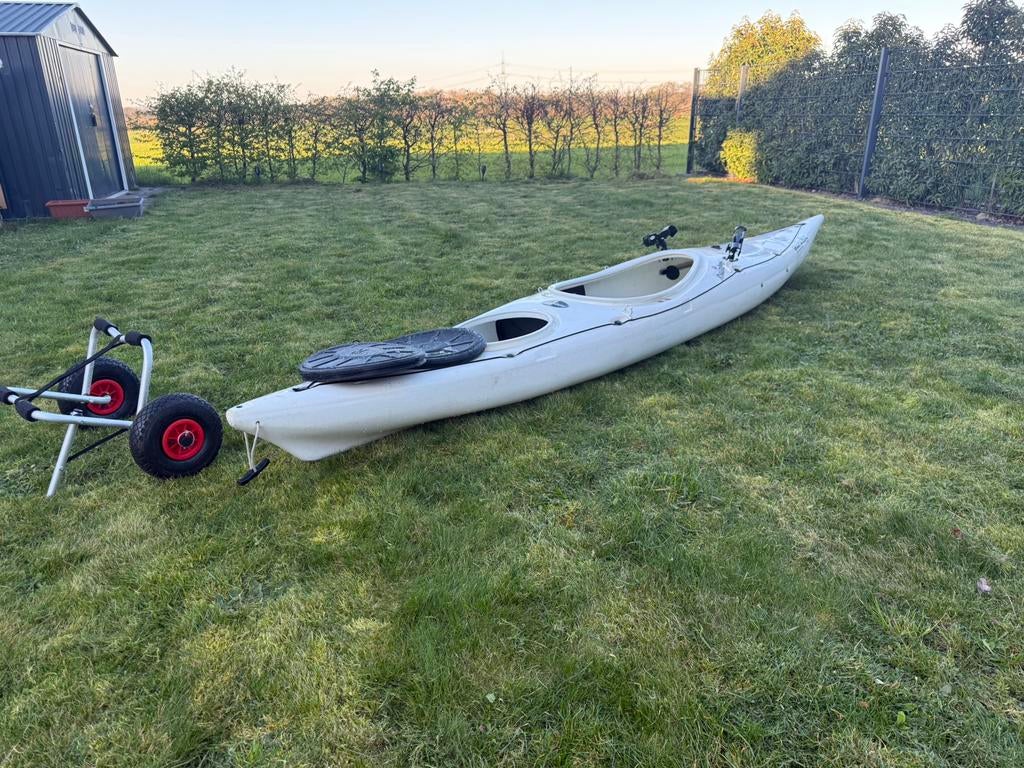 Kayak oasis 390, Watersport en Boten, Ophalen, Eén persoon, Met peddels, Kajak