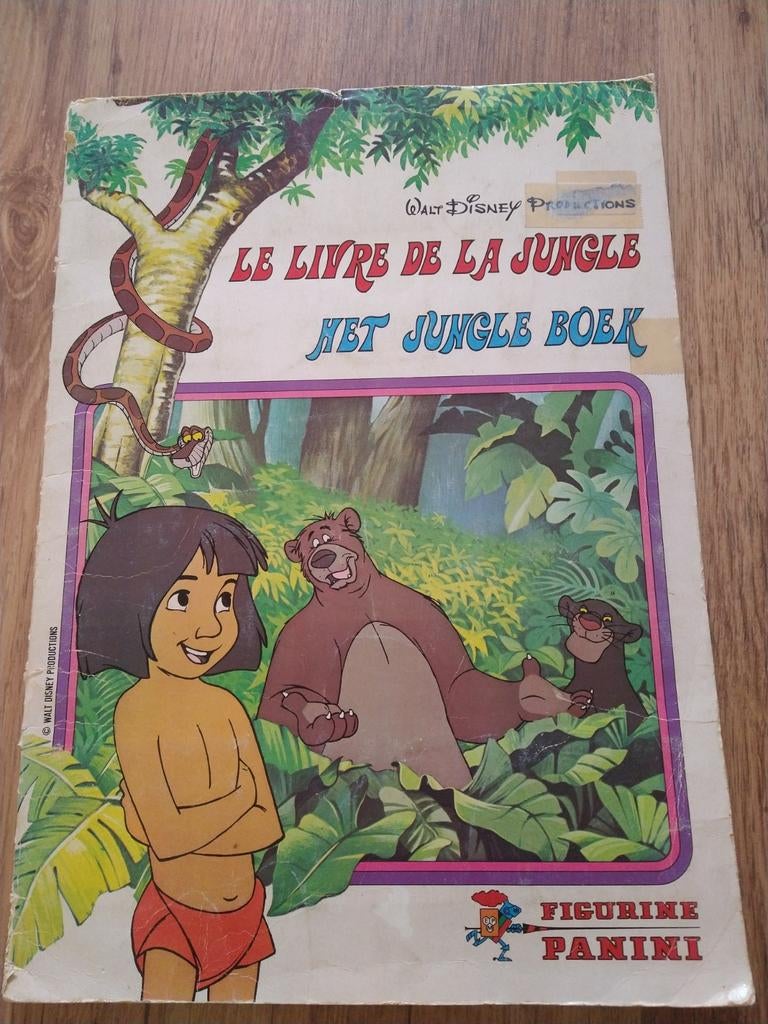 Het Jungle boek panini album zeldzaam, Verzamelen, Ophalen of Verzenden, Zo goed als nieuw, Speelkaart(en)