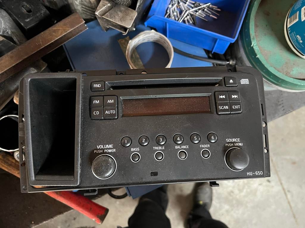 Volvo HU-650 Radio CD-speler V70, Ophalen, Gebruikt