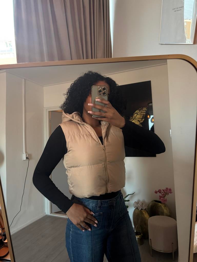 NA-KD fashion bodywarmer maat S, NA-KD, Beige, Nieuw, Ophalen of Verzenden