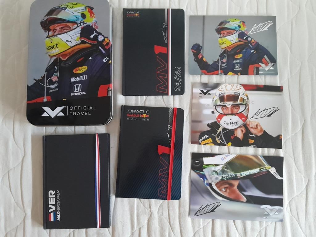 Verzameling officiële Max Verstappen spullen, Ophalen of Verzenden, Zo goed als nieuw, Formule 1