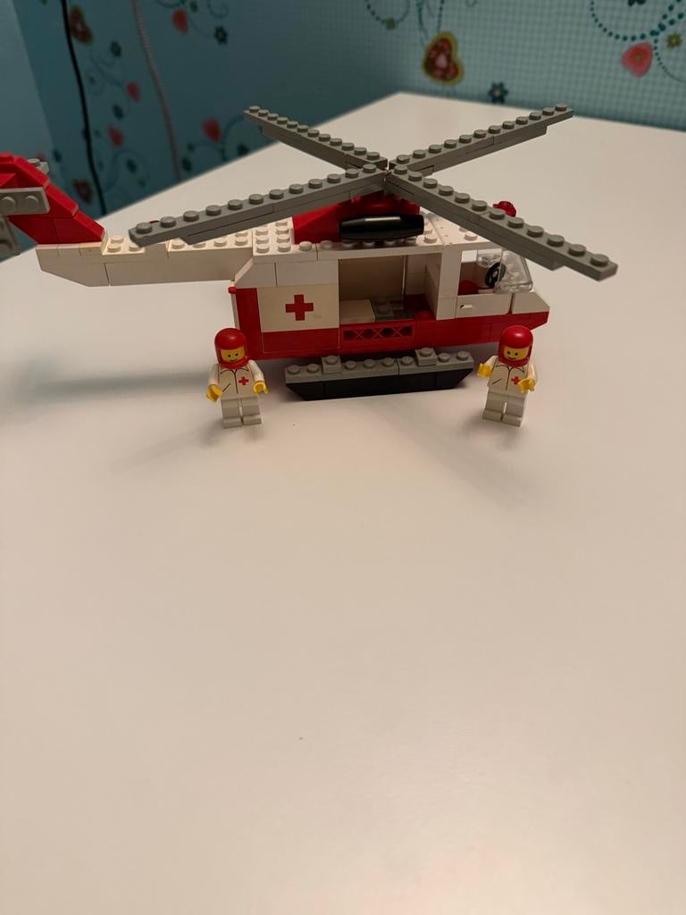 Lego Legoland 6691 Helikopter (1982) - Compleet, iets verkle, Ophalen of Verzenden, Gebruikt, Complete set, Lego