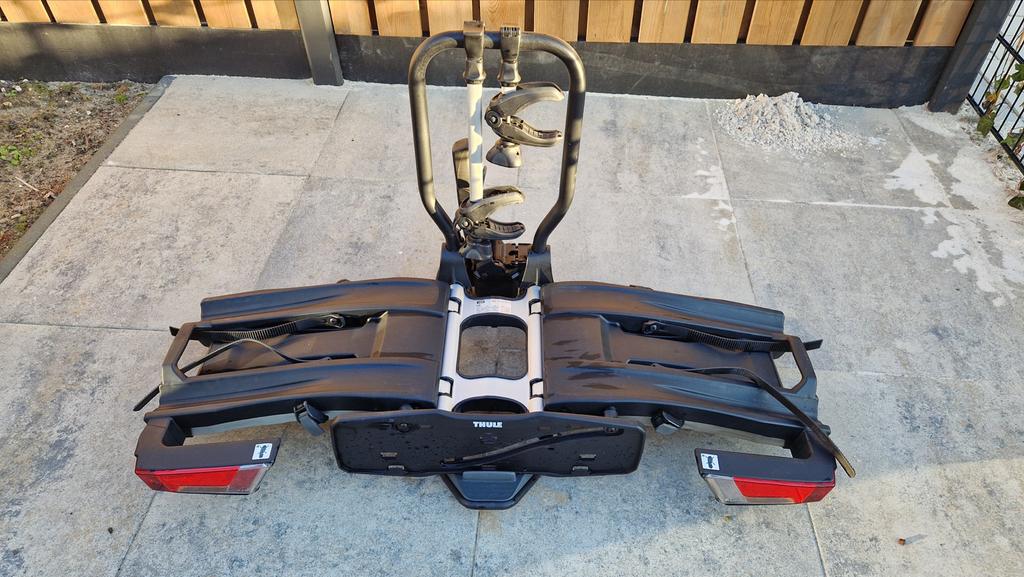 Thule EasyFold XT 933 fietsendrager, Auto diversen, Fietsendragers, Ophalen, Gebruikt, 2 fietsen, Trekhaakdrager
